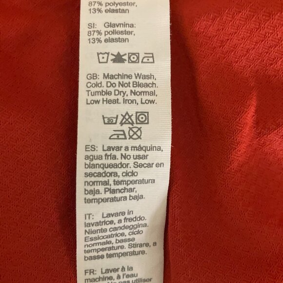 Black Diamond Men's Rust Orange Long Sleeve Performance Tech Quick Dry T-Shirt L - Picture 10 of 13